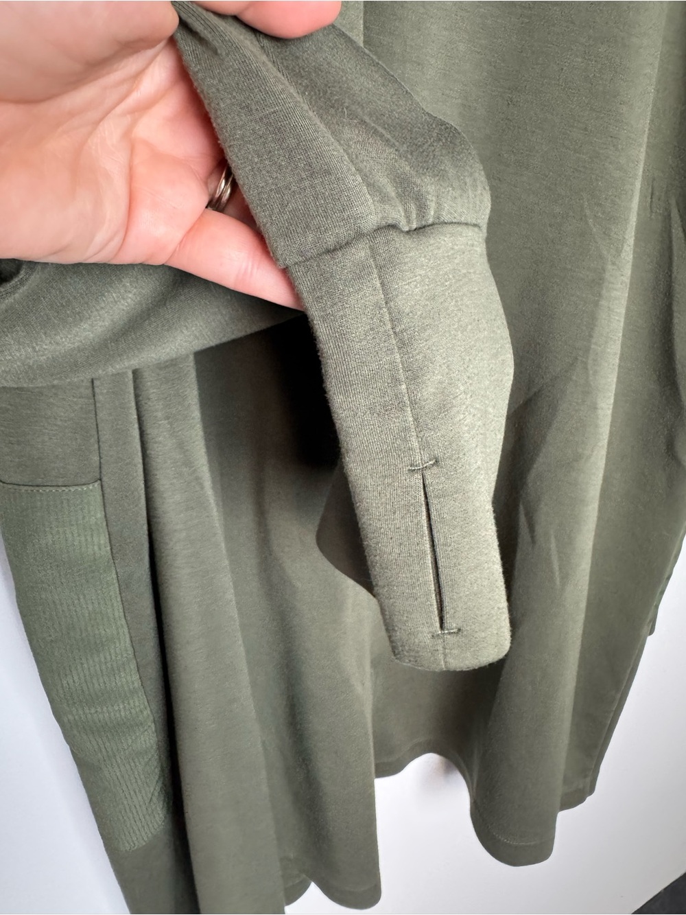 Stylus Women's Open-Front Olive Green Cardigan XXL - Picture 4 of 6
